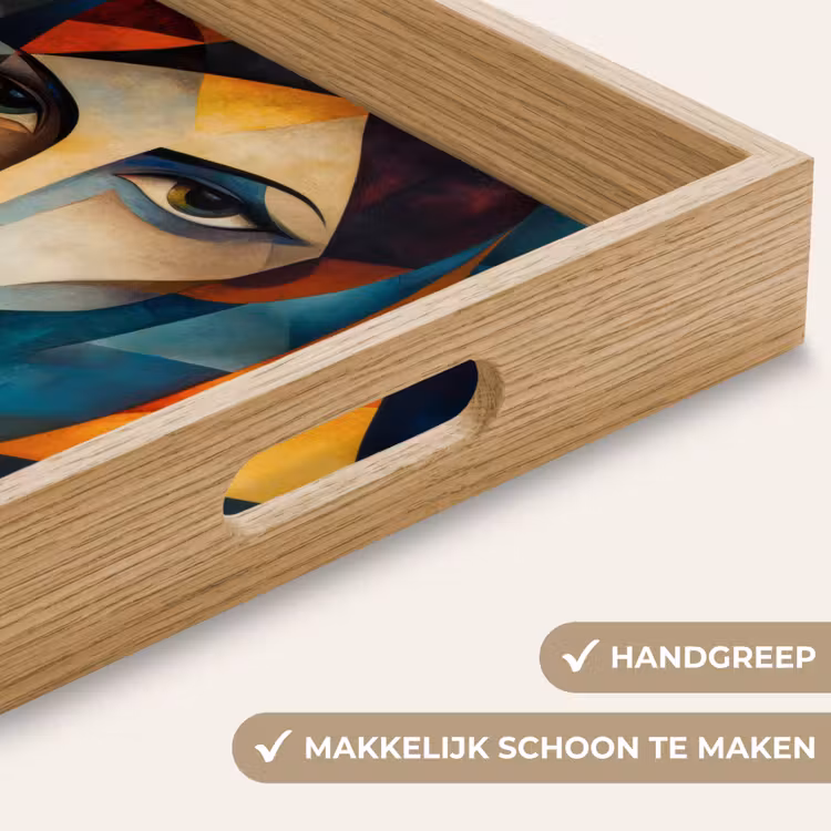 Portret - Abstract - Vormen Dienblad Rechthoek middel -USP_HandgreepNL