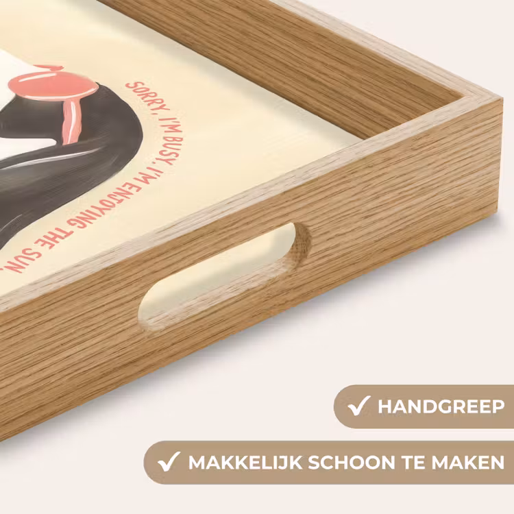 Quote - Hond - Zonnebril Dienblad Rechthoek middel -USP_HandgreepNL