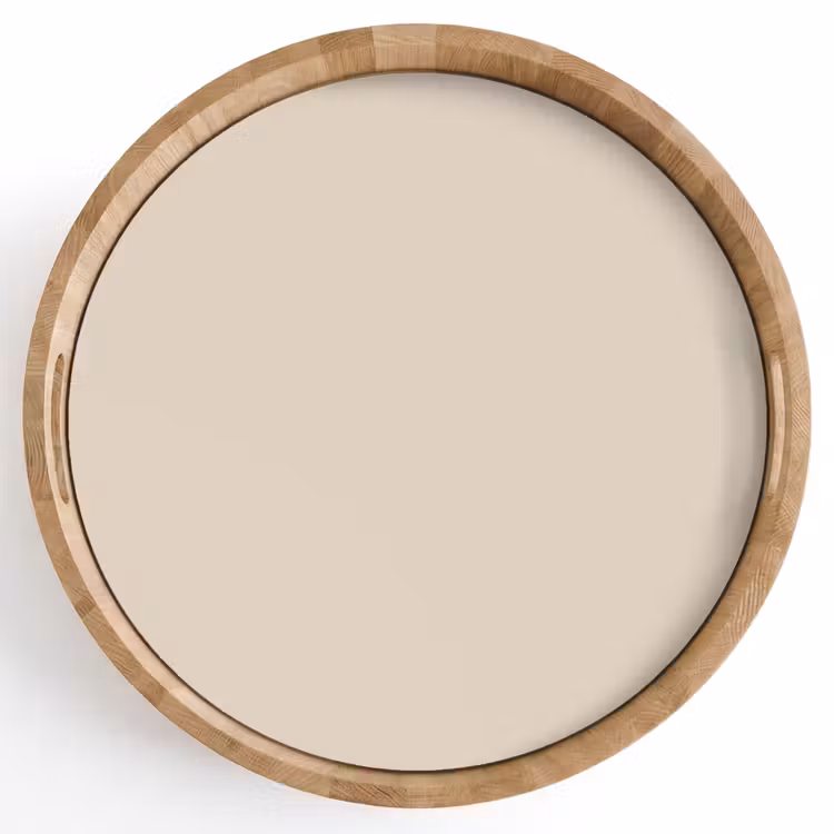 Raw - Linen - Nude Dienblad Rond middel 914 -z3d_shopping