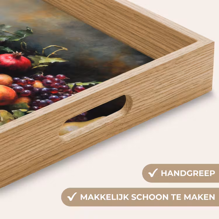 Rustiek - Stilleven - Fruit Dienblad Rechthoek middel -USP_HandgreepNL
