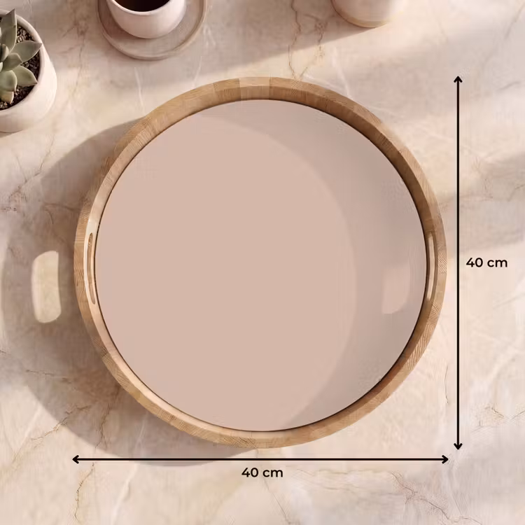 Soft - Clay - Nude Dienblad Rond middel 914 -USP_Formaat