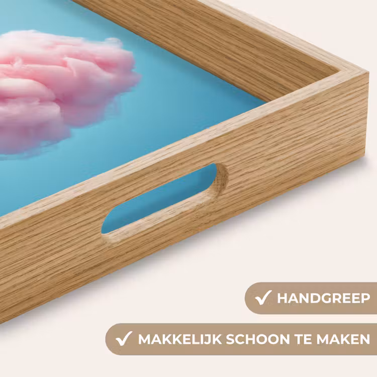 Suikerspin - Zoet - Snoep Dienblad Rechthoek middel -USP_HandgreepNL