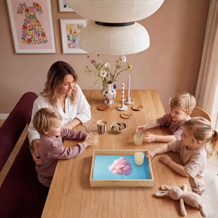 Suikerspin - Zoet - Snoep Dienblad Rechthoek middel -sfeer4