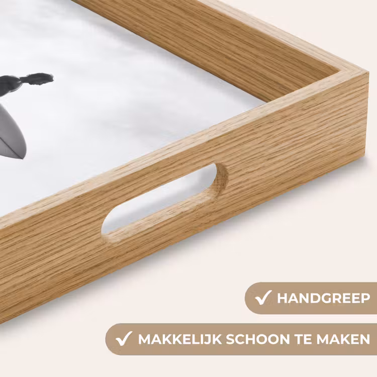 Surfer - Rots - Oceaan - Golven Dienblad Rechthoek middel -USP_HandgreepNL
