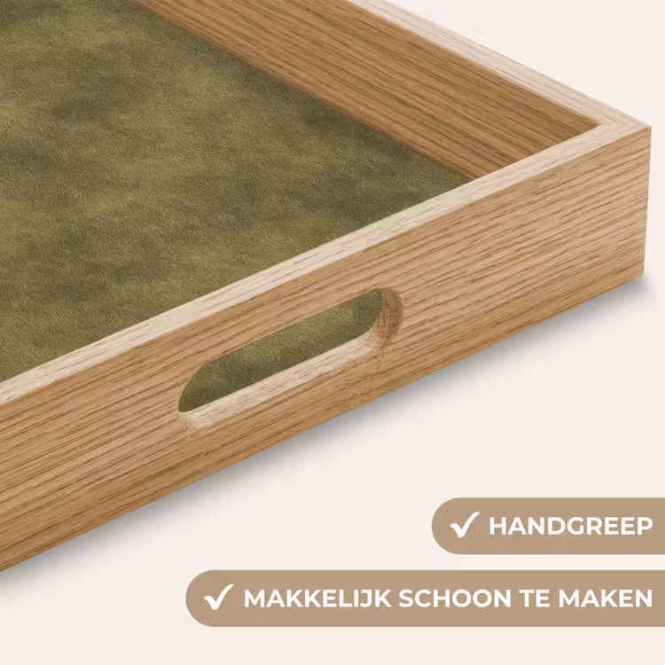 Textuur - Abstract - Groen Dienblad Rechthoek middel 911 -USP_HandgreepNL