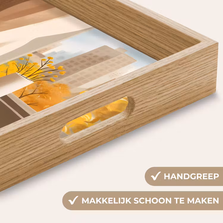 Thee - Boek - Thee - Herfst Dienblad Rechthoek middel -USP_HandgreepNL