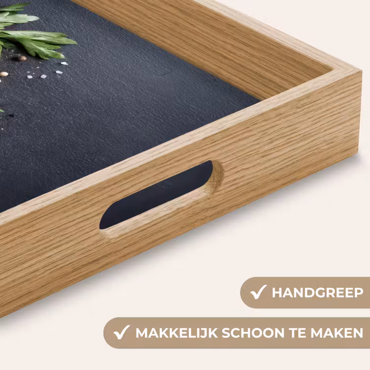 Verse ingrediënten - Compositie - Artistiek Dienblad Rechthoek middel -USP_HandgreepNL