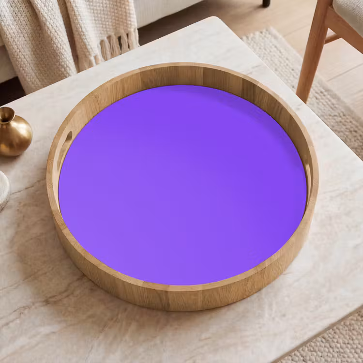 Vivid - Violet - Paars Dienblad Rond middel 914 -sfeer1