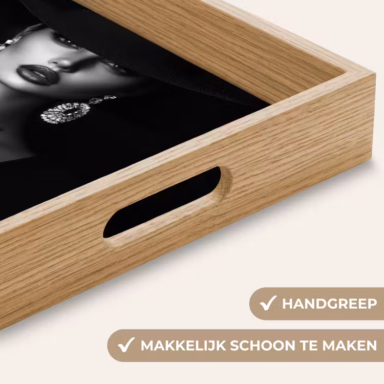 Vrouw - Cocktail - Chic Dienblad Rechthoek middel -USP_HandgreepNL