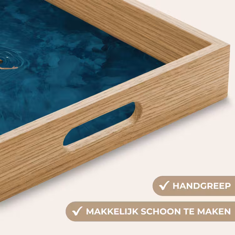 Vrouw - Water - Bikini - Oranje Dienblad Rechthoek middel -USP_HandgreepNL