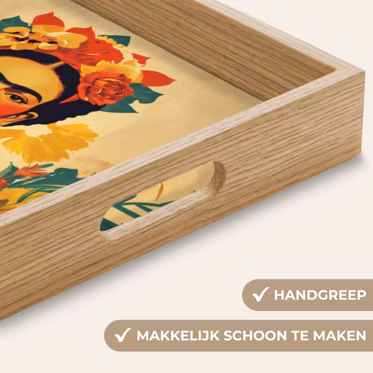 Vrouwelijk - Bloemen - Sieraden Dienblad Rechthoek middel -USP_HandgreepNL