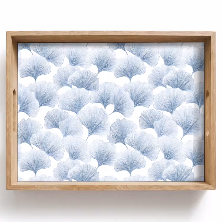 Waaier - Modern - Blauw Dienblad Rechthoek middel 911 -z3d_shopping