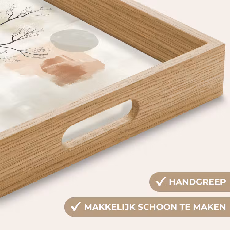 Wabi sabi - Beige - Plant Dienblad Rechthoek middel -USP_HandgreepNL
