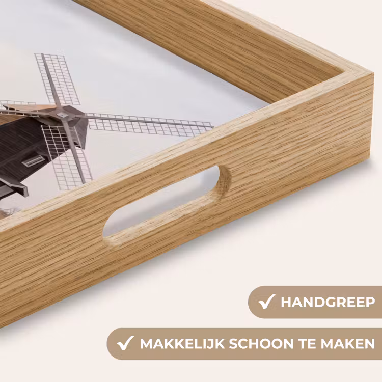 Windmolens - Landschap - Veld Dienblad Rechthoek middel -USP_HandgreepNL