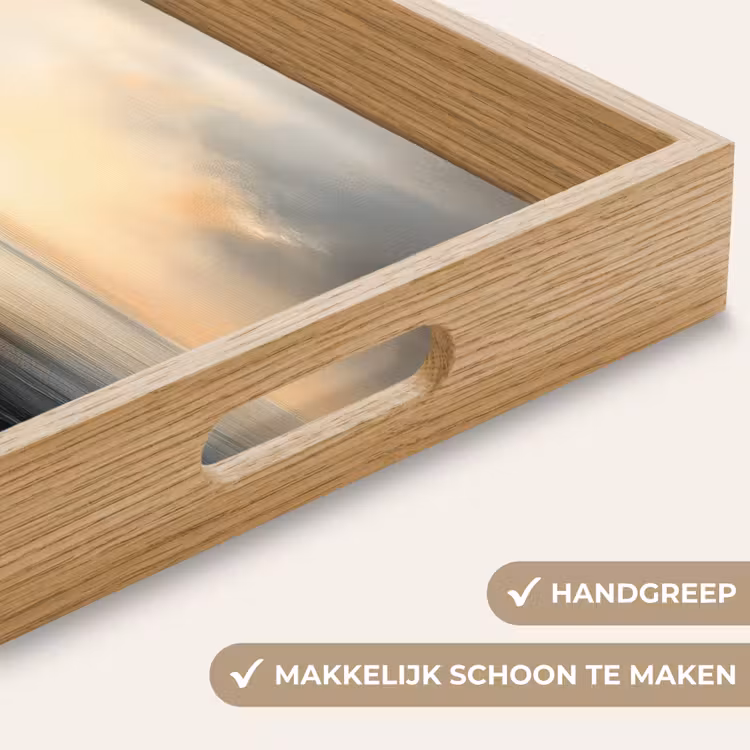 Zon - Horizon - Zee Dienblad Rechthoek middel -USP_HandgreepNL