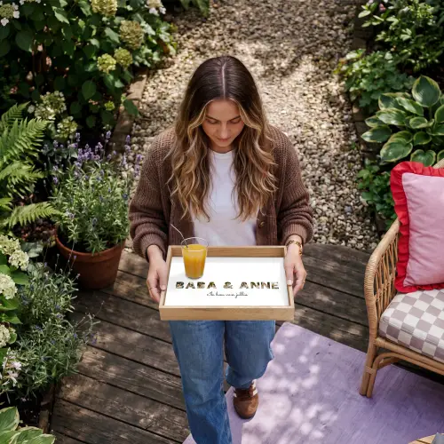Baba & Anne - Lettercollage Dienblad Rechthoek middel -sfeer5