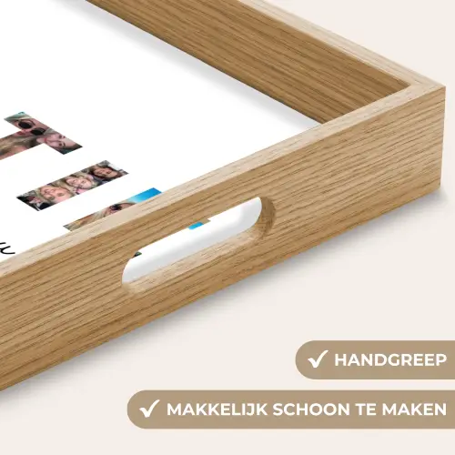 Bestie - Lettercollage Dienblad Rechthoek middel -USP_HandgreepNL