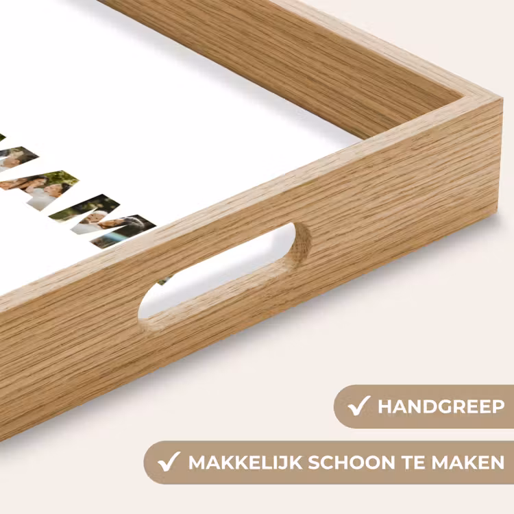 Bonusmama - Lettercollage Dienblad Rechthoek middel -USP_HandgreepNL
