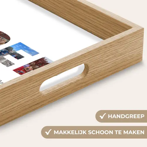 Broer - Lettercollage Dienblad Rechthoek middel -USP_HandgreepNL