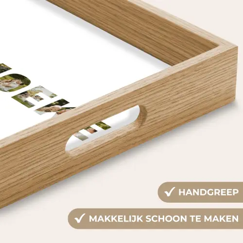 Pa & Moeke - Lettercollage Dienblad Rechthoek middel -USP_HandgreepNL