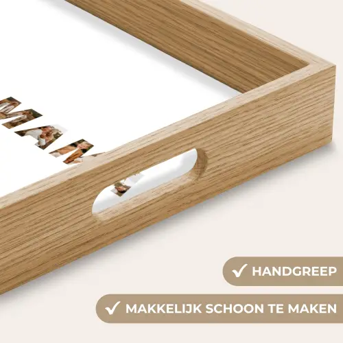 Papa & Mama - Lettercollage Dienblad Rechthoek middel -USP_HandgreepNL