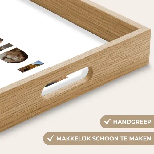 Vriendin - Lettercollage Dienblad Rechthoek middel -USP_HandgreepNL