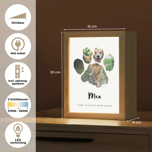 upload-69ddf9ede2b33-dierenpootje Light Box met kabel (Tafellamp) klein -USP_NL
