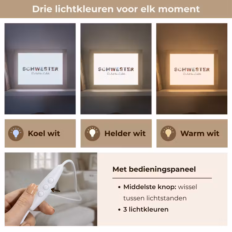 upload-69d8e362b023c-schwester Light Box met kabel (Tafellamp) klein -USP_lichtkleurNL