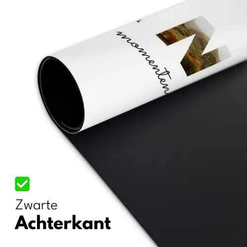 Bedankt - Lettercollage Muismat XXL klein -sfeer2
