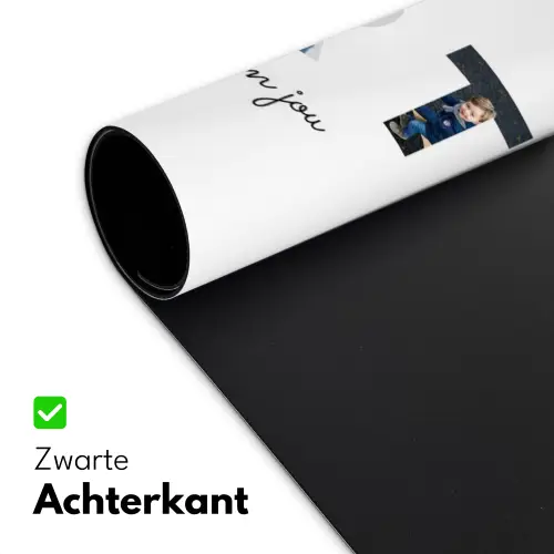 Beertje - Lettercollage Muismat XXL klein -sfeer2