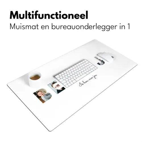 Beertje - Lettercollage Muismat XXL klein -sfeer4