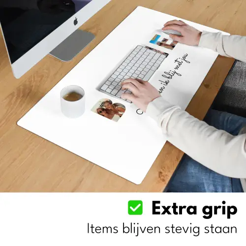 Bestie - Lettercollage Muismat XXL klein -sfeer3