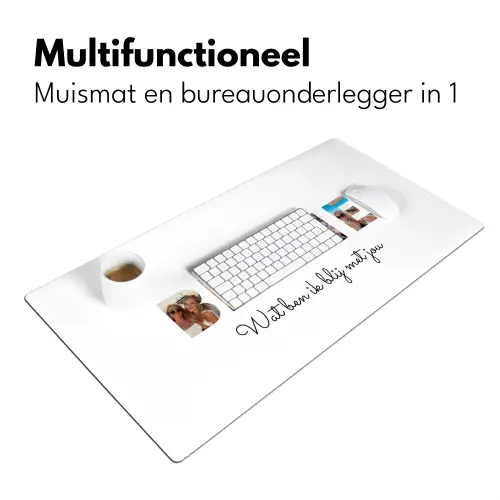 Bestie - Lettercollage Muismat XXL klein -sfeer4