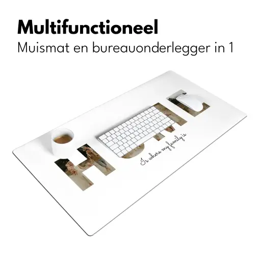 Home - Lettercollage Muismat XXL klein -sfeer4