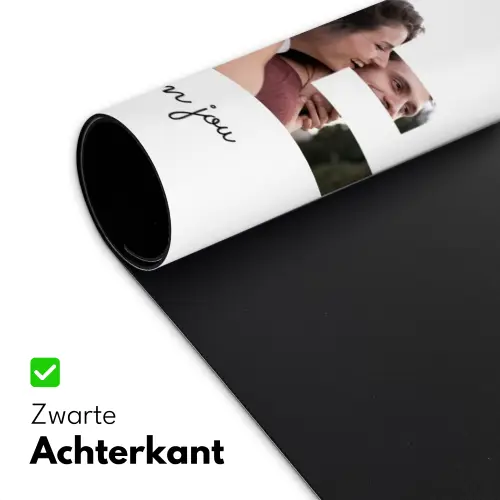 Lief - Lettercollage Muismat XXL klein -sfeer2