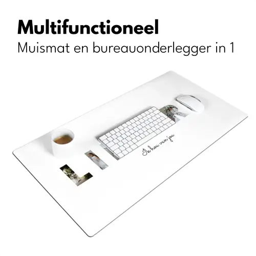 Lieverd - Lettercollage Muismat XXL klein -sfeer4