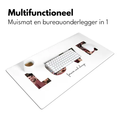 Love - Lettercollage Muismat XXL klein -sfeer4