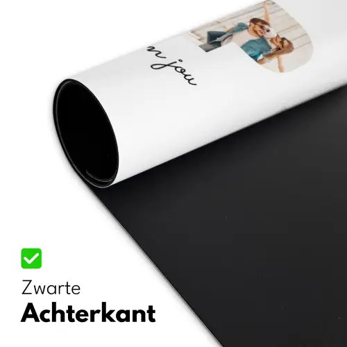Poepje - Lettercollage Muismat XXL klein -sfeer2