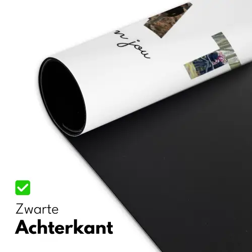 Schatje - Lettercollage Muismat XXL klein -sfeer2