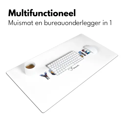 You & Me - Lettercollage Muismat XXL klein -sfeer4