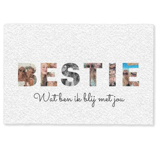 Bestie - Lettercollage Deurmat klein -zkaufland3d