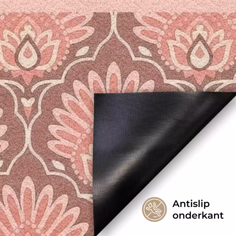 Familie - In - Muster - Blume Deurmat klein -antislip_NL