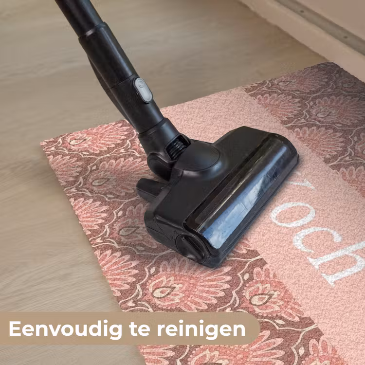 Familie - In - Muster - Blume Deurmat klein -reinigen_NL
