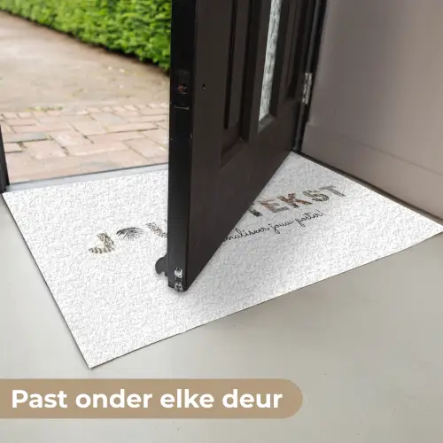 Jouw Tekst - Lettercollage Deurmat klein -USP_NL
