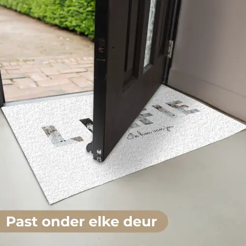 Liefie - Lettercollage Deurmat klein -USP_NL