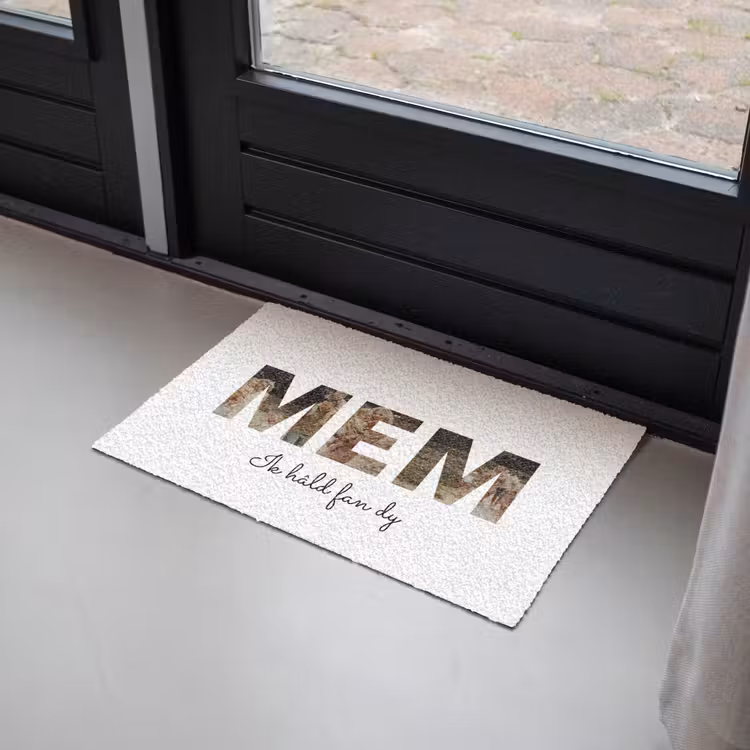 Mem - Lettercollage Deurmat klein -sfeer2