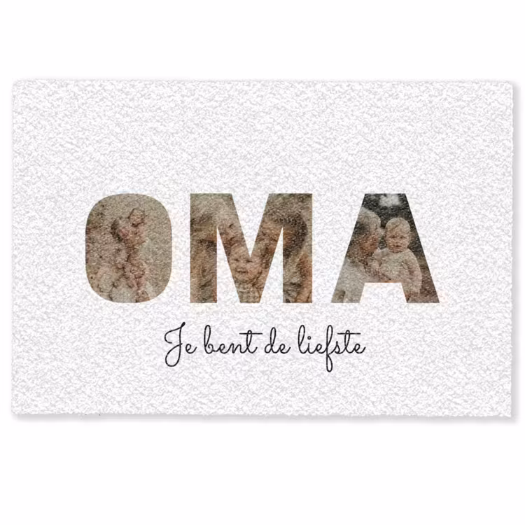 Oma - Lettercollage Deurmat klein -zkaufland3d