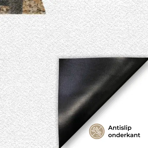Opa - Lettercollage Deurmat klein -antislip_NL