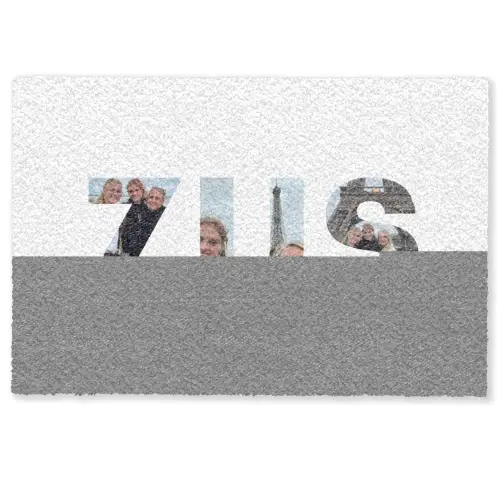 Zus - Lettercollage Deurmat klein -zkaufland3d