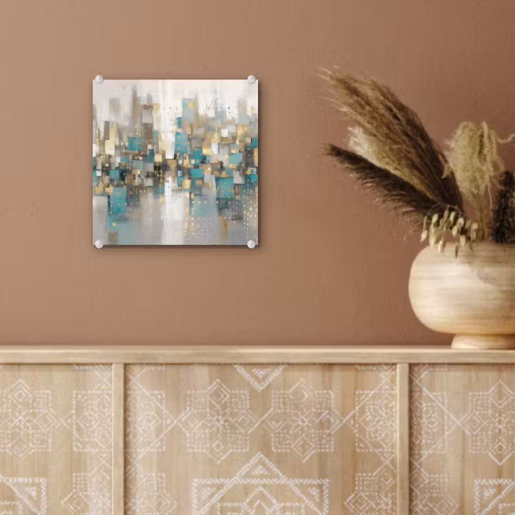 Abstract - Blokken - Goud - Skyline plexiglas 5mm klein -sfeer5